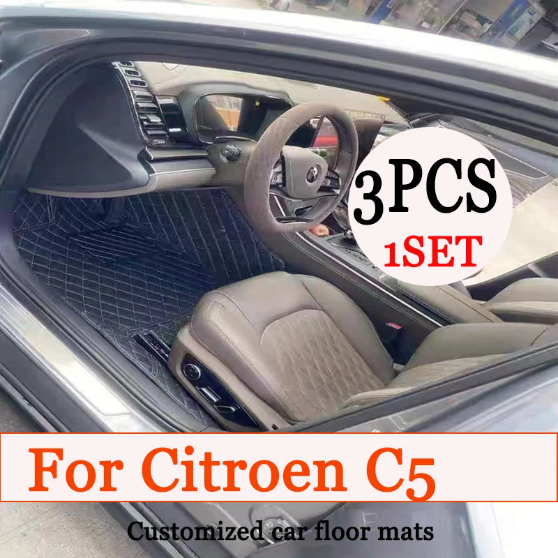 

Автомобильные коврики для Citroen C5 Aircross 2018 ~ 2022 Кожаный коврик Прочный коврик Авто коврики Ковры Детали интерьера Автомобильные аксессуары 2019