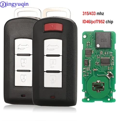 Jingyuqin Clé intelligente à distance de voiture trempée pour MITSUBISHI ASX Outlander dehors Pajero Shogun Montero Lancer G8D-644M-KEY-E RVR