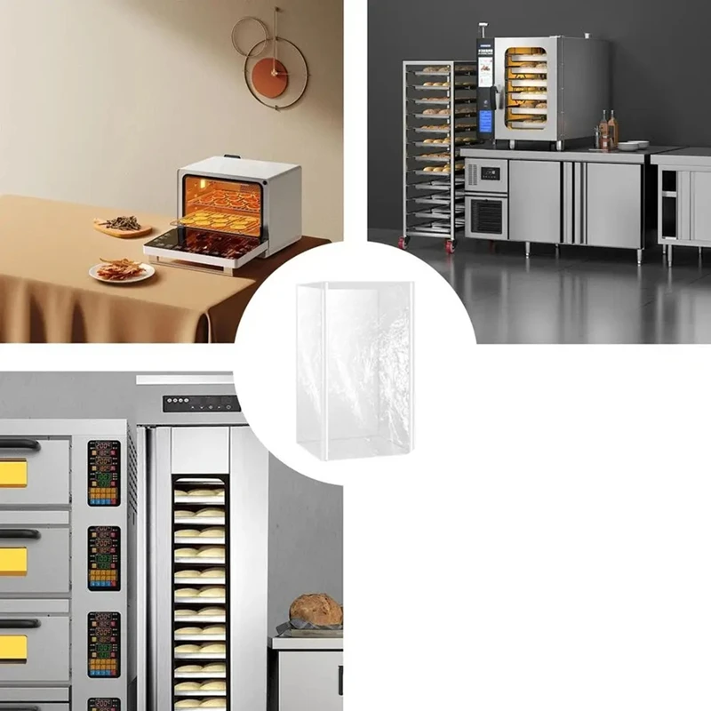TAIGH-Bun Rack Abdeckung PVC Pizza Rack Abdeckung Wasserdichte Brot Rack Staub Abdeckung Praktische Pan Rack Abdeckung Pizza Teig Rack Abdeckung