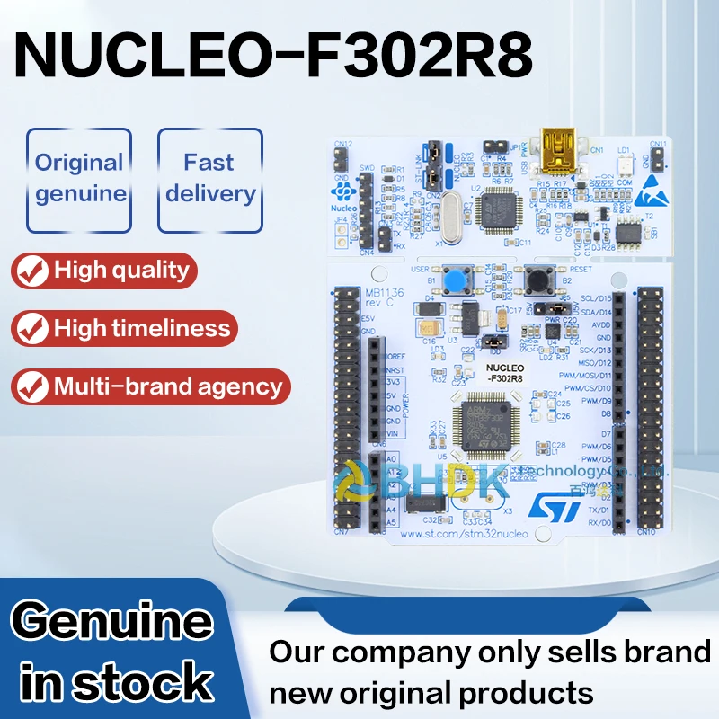 For NUCLEO F302R8 Cortex M4 FPU DSP Dev Board With CAN SPI I2C For Industrial Sensor Drive Design