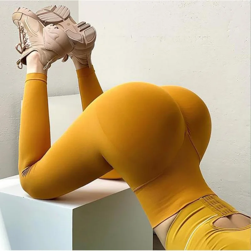 Leggings con cremallera oculta para exteriores, sin quitar, color melocotón, para uso exterior, pantalones ajustados elásticos de cintura alta con fecha