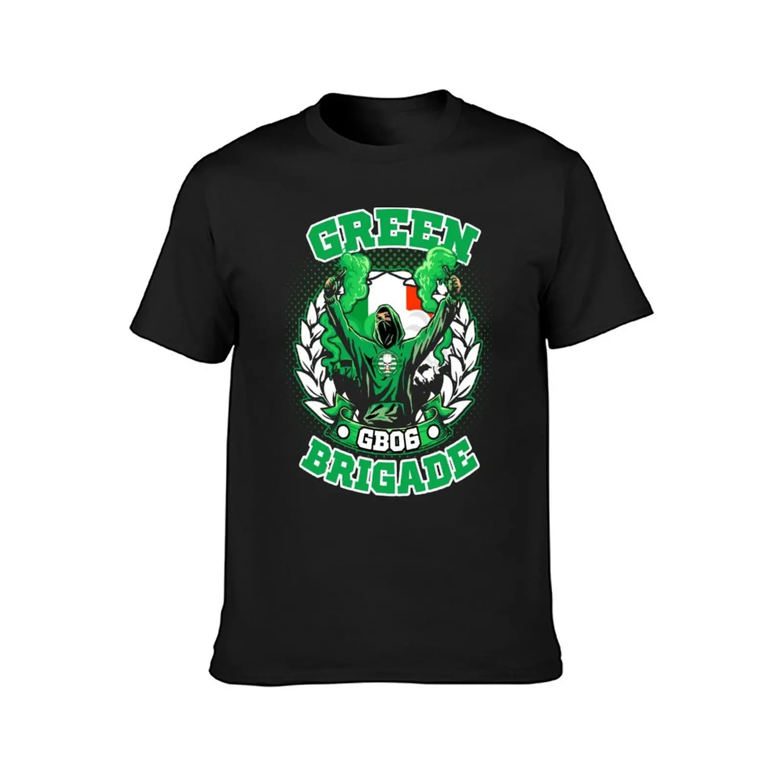 Green Brigade T-Shirt cute clothes quick drying Blouse mens cotton t shirts