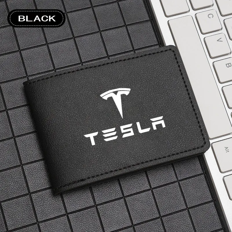 Pu Leather Driver License Holder On Cover For Car Driving Pass Certificate Folder Wallet for Tesla model 3 Y X S Accessories