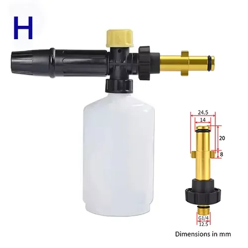 Auto Schuim Wassen Sneeuw Schuimlans Schuimmondstuk Schuimkanon Schuimgenerator voor Daewoo Hamer Karcher Huter Makita Hogedrukreiniger