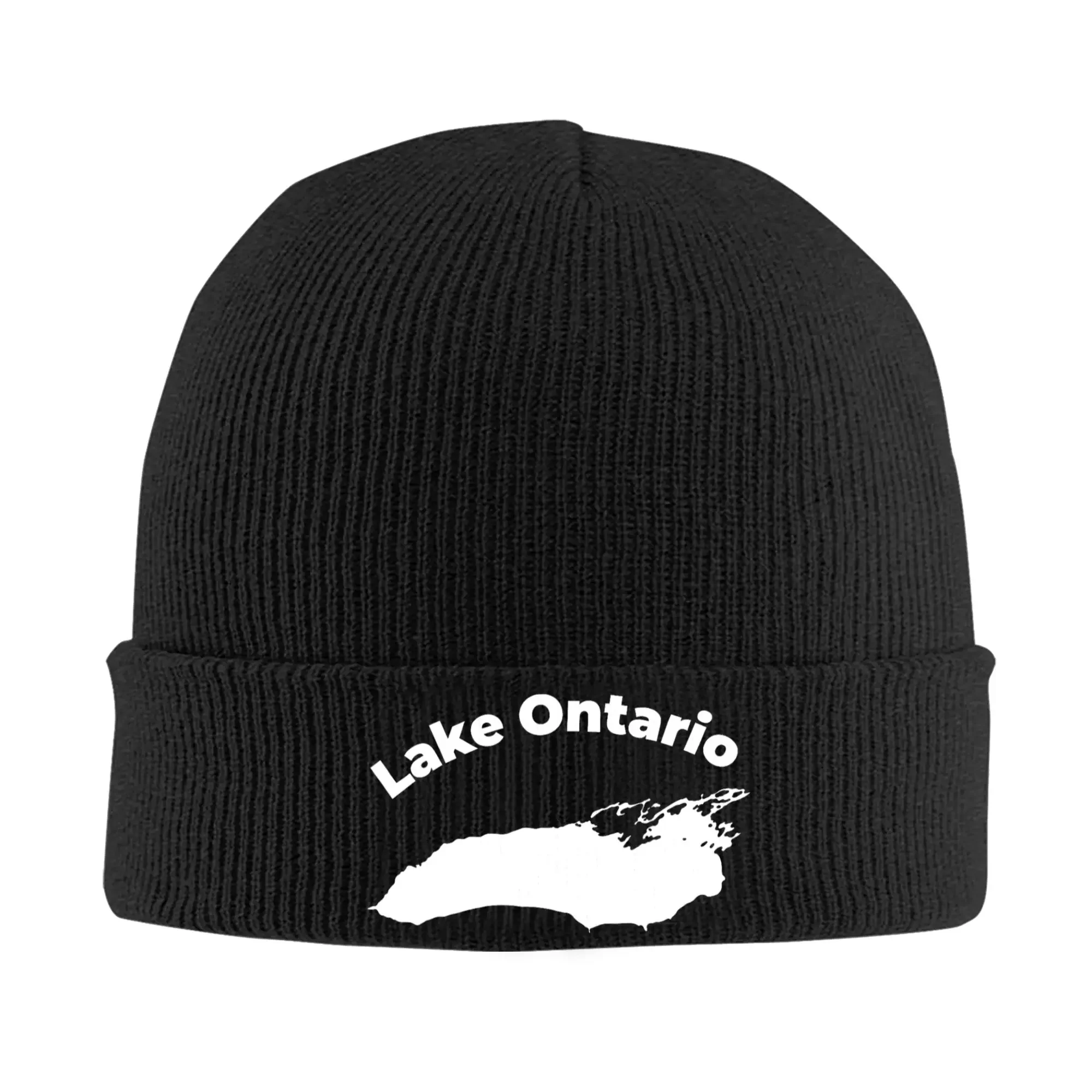 New Lake Ontario Canada Great Lakes Canadian Outdoor Pride Knitted Hat Beanie Winter Hats Warm Acrylic  Fashion  Cap Men Women G