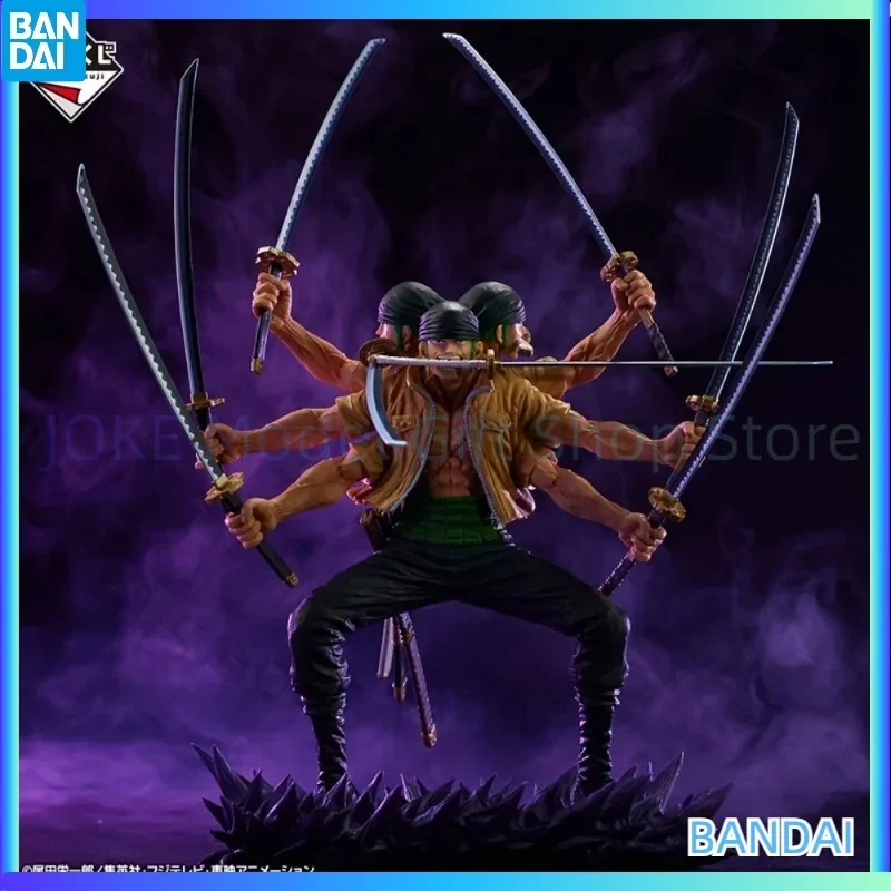 BANDAI Ichiban Kuji One Piece EX Bushido No Keifu Busho Showdown Roronoa Zoro Dracule Mihawk Shimotsuki Ryuma figuras de Anime