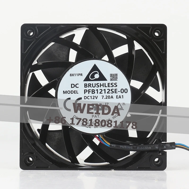 

Оригинальный вентилятор Delta PFB1212SE-00 7.2A 12V 86.4W 12CM, высокопроизводительный четырехпроводной вентилятор для охлаждения шкафов, 12038, мощный, с высокой частотой вращения
