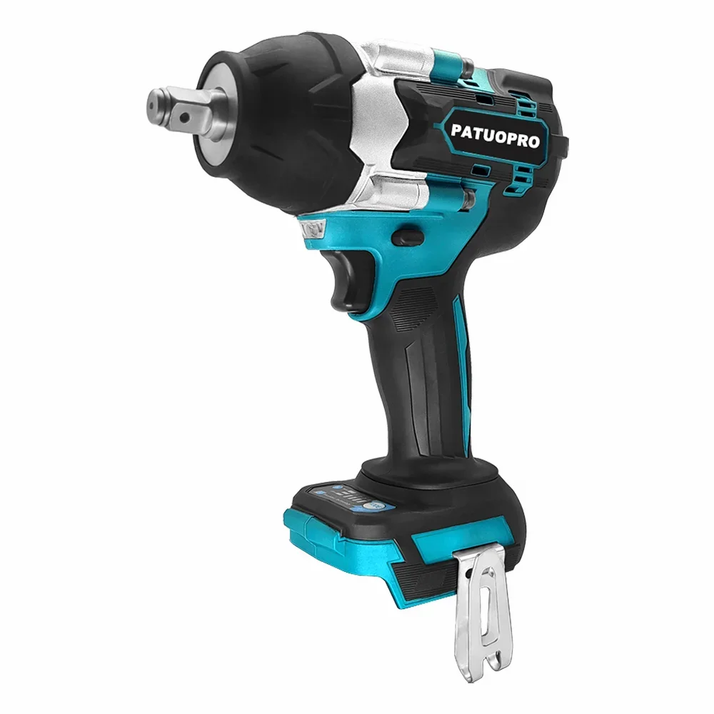 

PATUOPRO 1500N.M Brushless Electric Impact Wrench 1/2inch Cordless Electric Screwdriver Tool For Makita 18V Battery(No Battery)