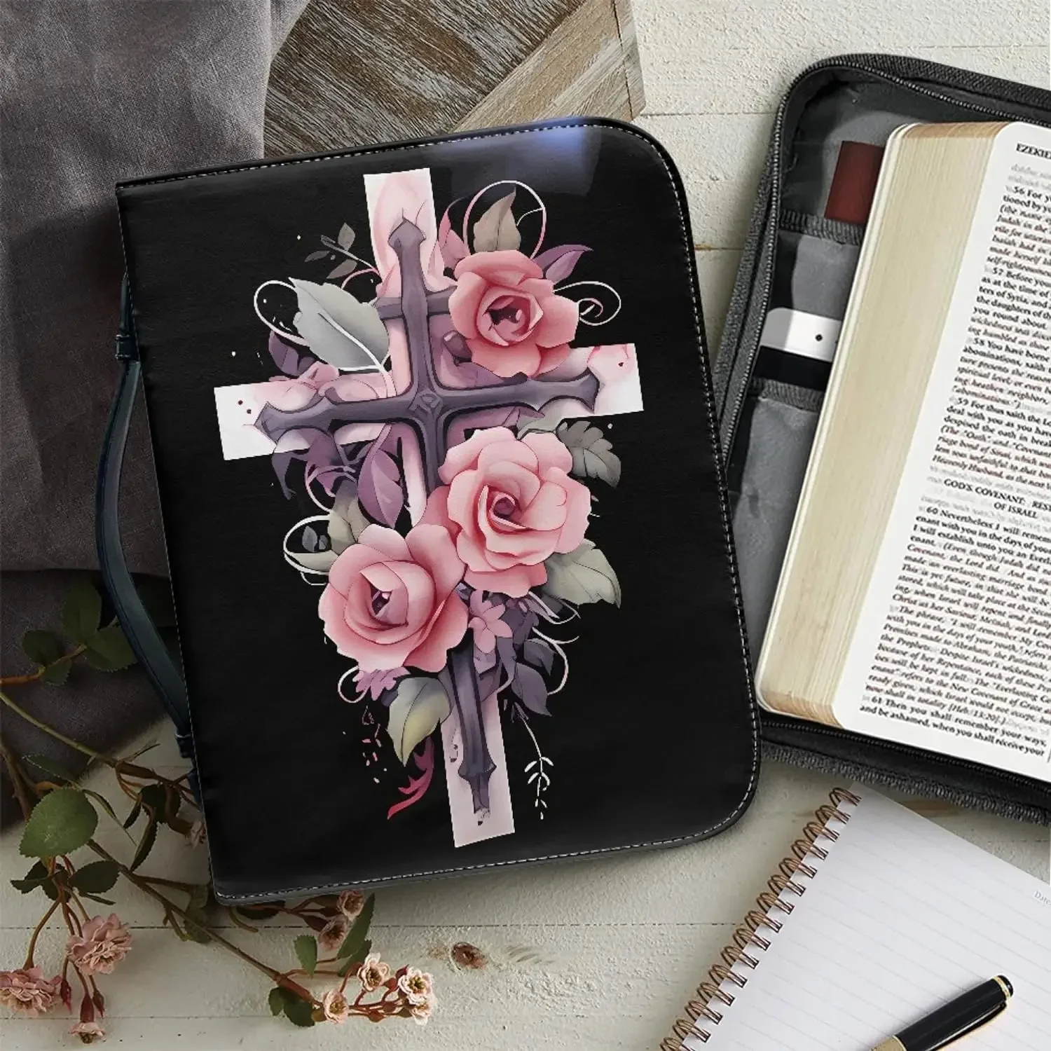 capa-de-biblia-com-cruz-de-flor-rosa-para-meninas-capa-de-biblia-de-tamanho-medio-para-mulheres-e-homens-capa-de-couro-rosa-com-alca-de-ziper-para-transporte