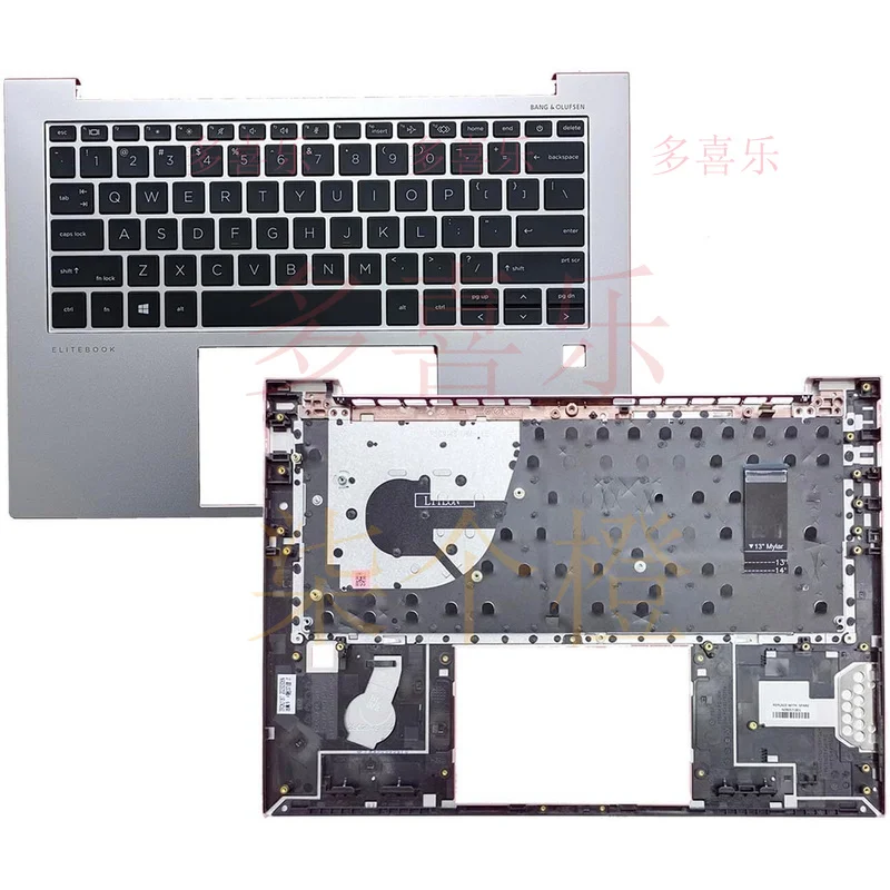 

ZMZM новый для HP EliteBook 840 845 G9, чехол для упора для рук, клавиатура без подсветки N09057-001