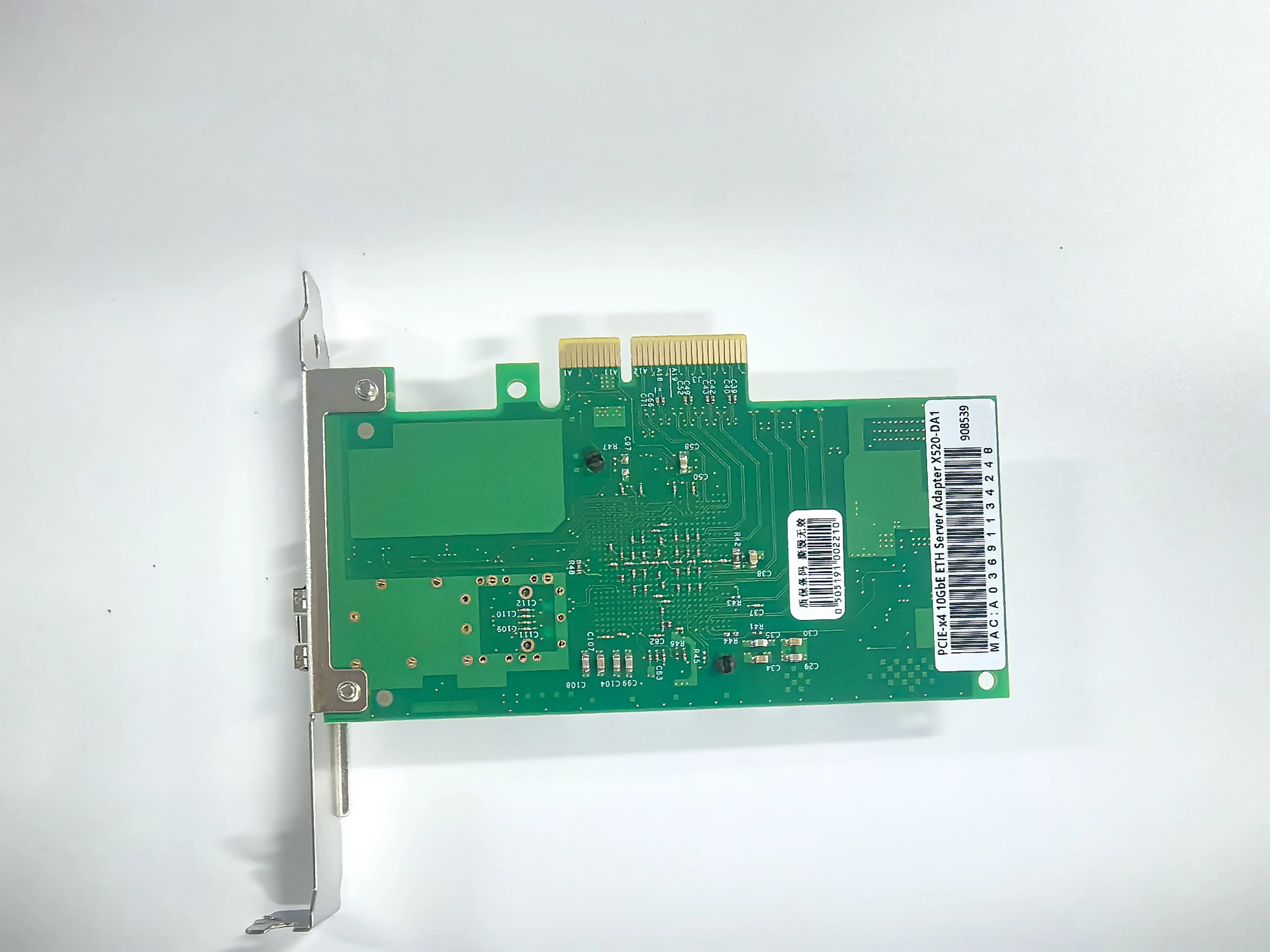 10Gb Ethernet Network Adapter Intel 82599EN X520-DA1 1xSFP+ Port PCI-E x8,x16 M.2 NIC Card Support Windows Server/7/8/10/VMware