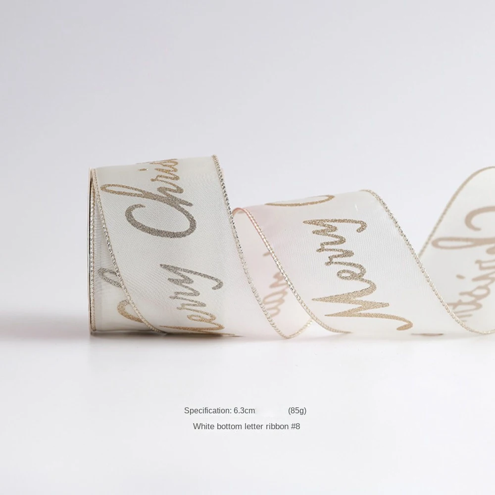 麻の模造シャンパンゴールドリボン,10ヤード,ワイヤードエッジボウ,クリスマスリボン,手工芸品装飾