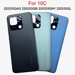 A+++ New Back Cover For Xiaomi Redmi 10C Battery Cover Door Back Housing Rear Case Panel Global Replacement Parts