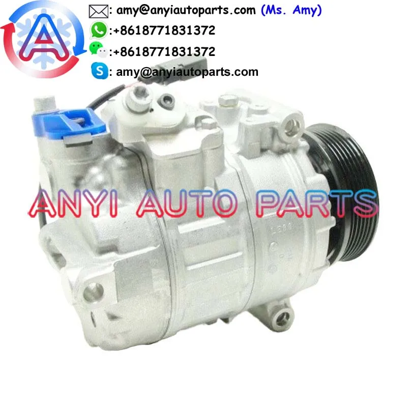 China Factory  COM833 7E0820803A 7E0820803E 7E0820803G CO 11505Z 6SEU14C 6pk car ac compressor for VW MULTIVAN/TRANSPORTER