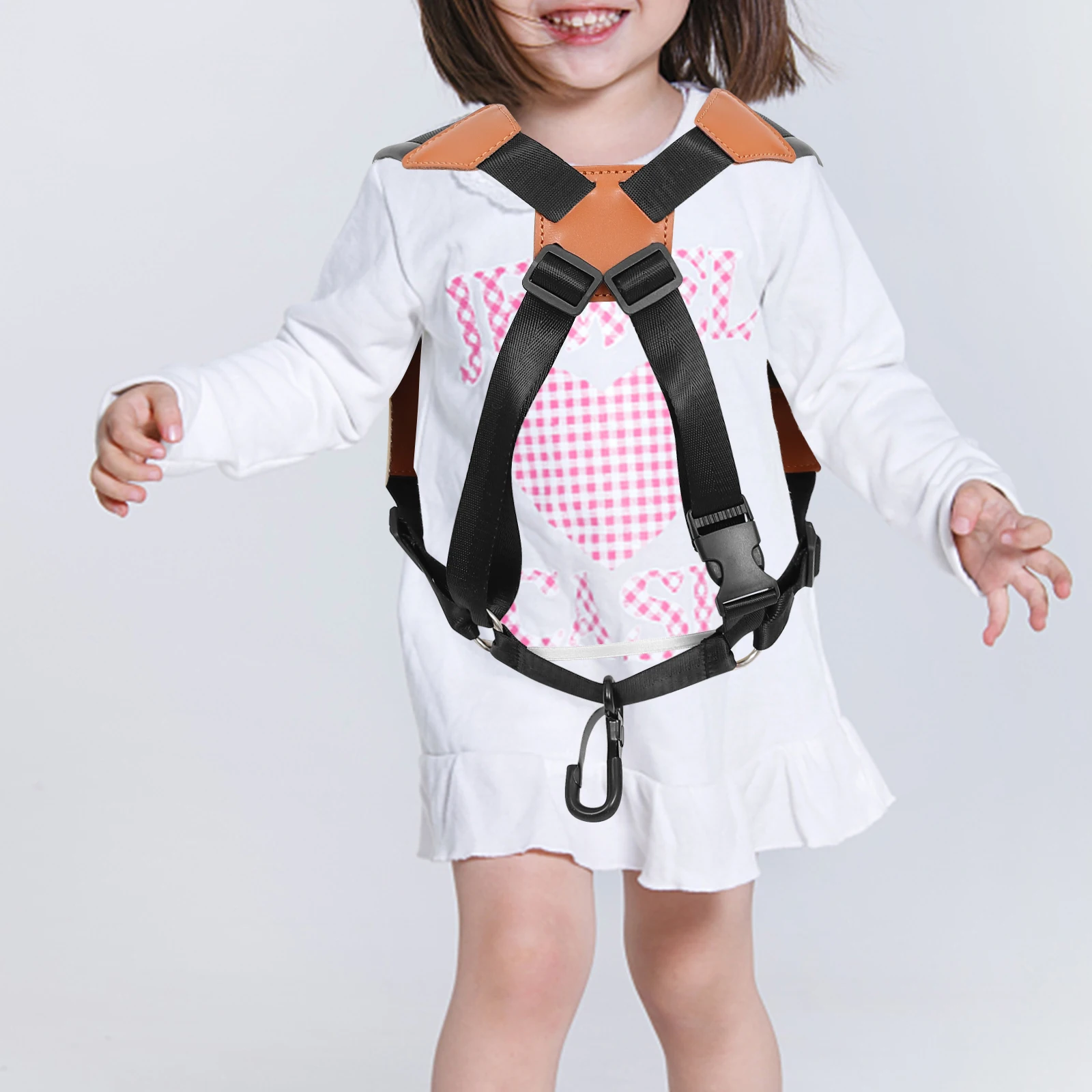 

2pcs Saxophone Shoulder Strap For Kids Black Durable Comfortable Easy Install Portable Sax Harness Music Tool Accessory