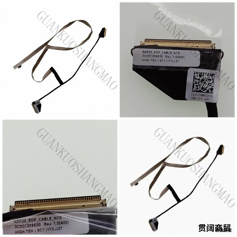 HJY...DC02C009E00 0VDW88 is suitable for Dell Alienware 17 R2 R3 ALW17 R2 R3 video ribbon cable