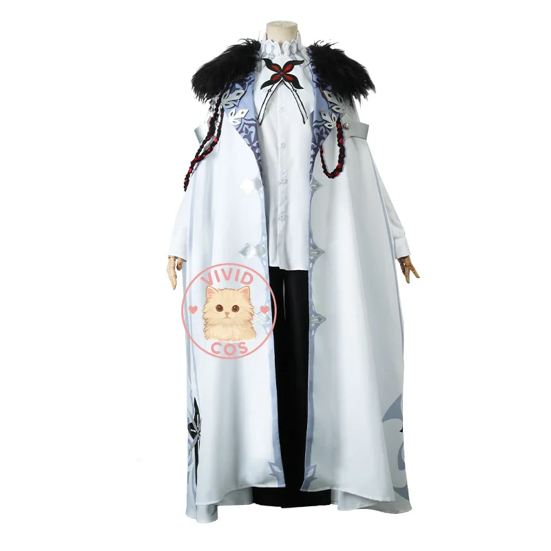 Genshin Impact Harbinger Cosplay Costume Anime Arlecchino jeu de rôle tenue cape uniforme perruque mâle bande dessinée Con Halloween fête ensemble
