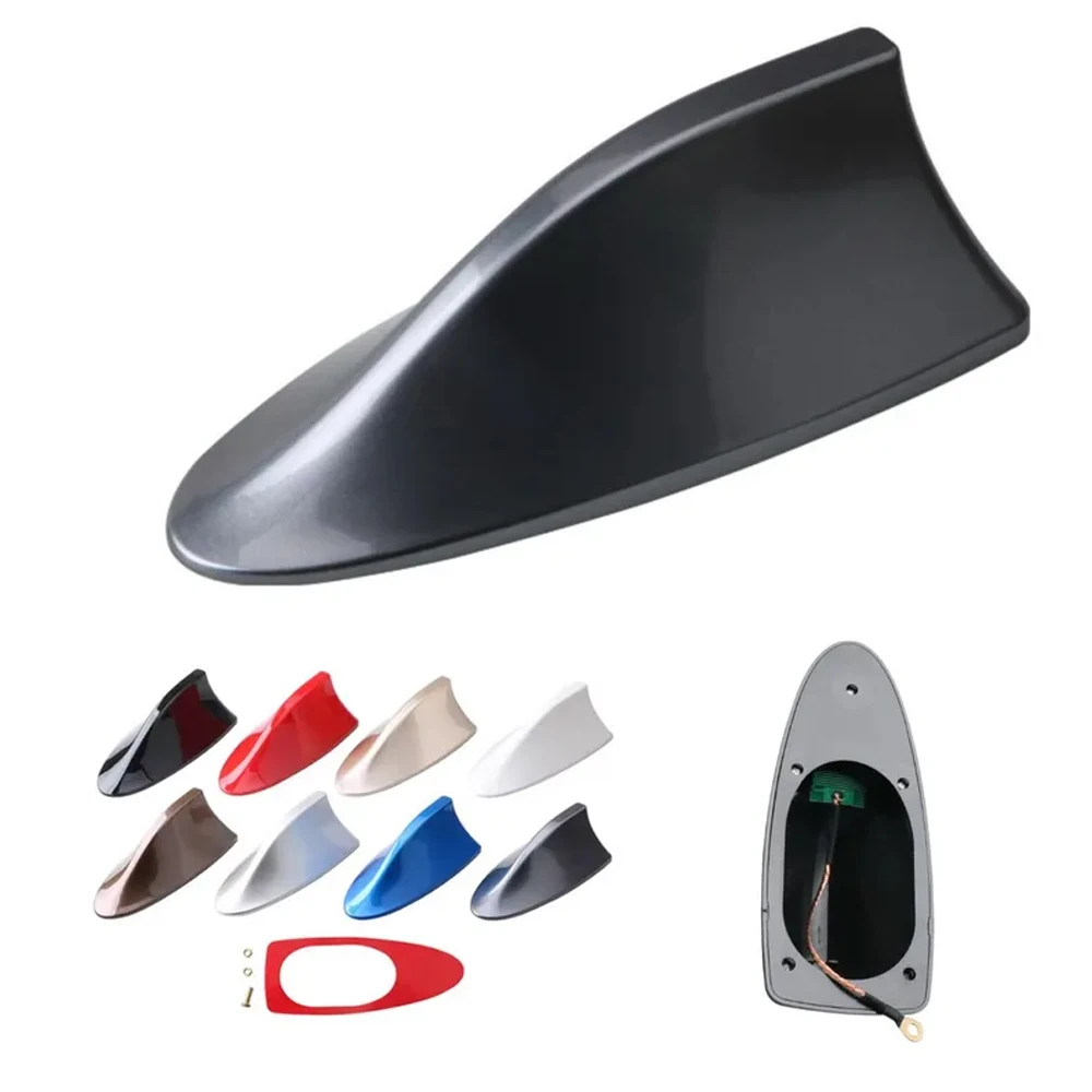 

Car Roof Shark Fin Antenna - Upgraded Signal Universal FM/AM Aerial for Ford/Chevrolet/Cadillac/Jeep/Subaru/Suzuki/etc