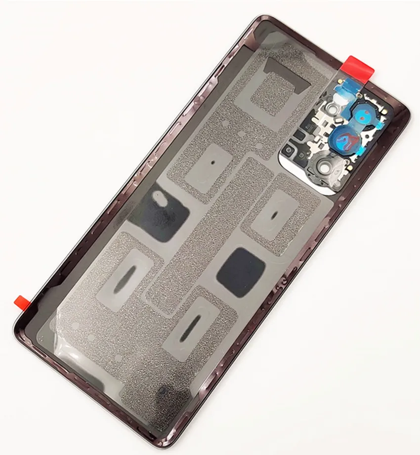 Original Gorilla Glass Battery Cover, Back Door, Rear Housing Panel Case, Camera Lens Adhesive, OPPO Reno6 Pro 5G