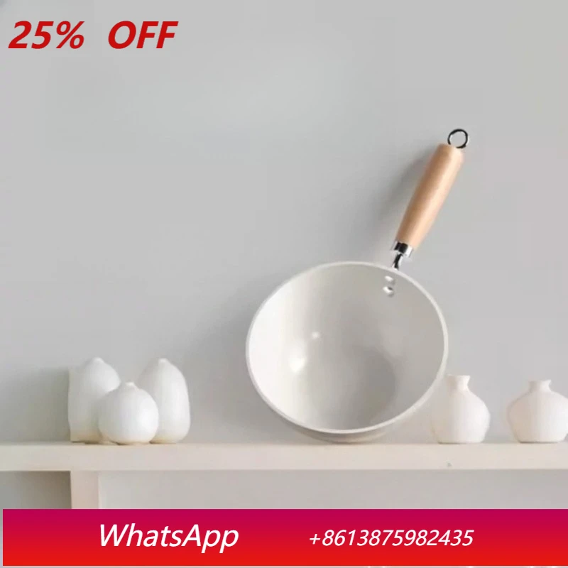

LTT ceramic small wok pebble pot induction cooker bottom aluminum pot