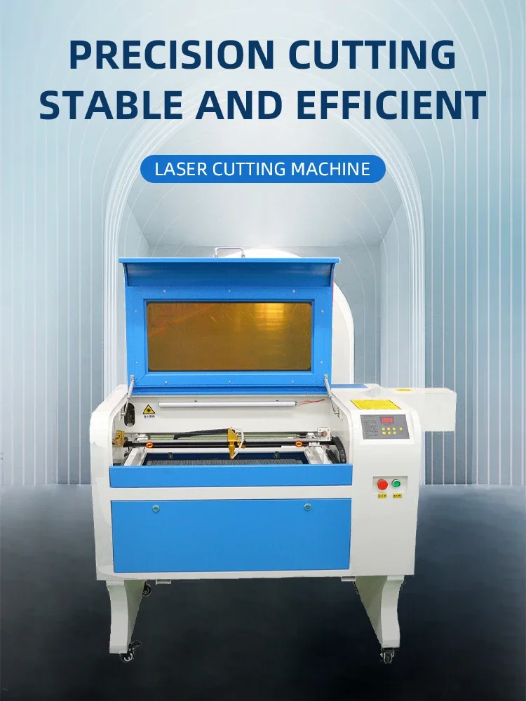 Precision Fiber Laser Engraving Machine 50w 60w 80w 100w Metal Wood Pipe Glass Industry Carbon Dioxide CNC Laser Cutting Machine