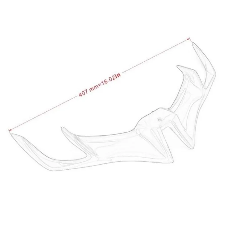 Motorcycle Front Fairing Winglet Wing Cover Trim For YAMAHA YZF R15 V3 2017 2018 2019 2020 2021 Shark Fin Beak Moto Accessories image 6