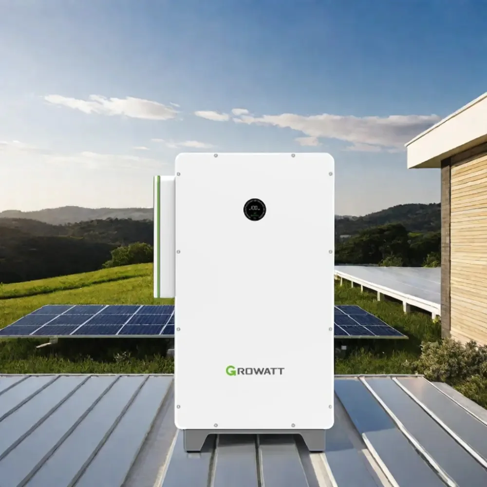 Growatt ثلاث مراحل Wit 50-100k-h/hu 50kw 63kw 75kw 100kw عاكس للطاقة الشمسية الهجين مع بطارية Lifepo4 للاستخدام التجاري