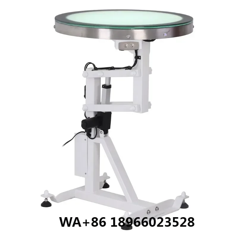 Luminous Beauty Table Aeolus Electrical Round Lighting Table Pet Dog Grooming Table with LED Lighting