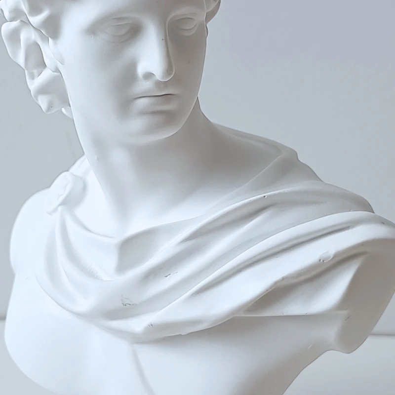 15 سنتيمتر الجبس تمثال ديكور الرف الراتنج المنحوتات وأرقام الحلي للمنزل الديكور غرفة المعيشة مكتب الجدول أبولو الحرف #6