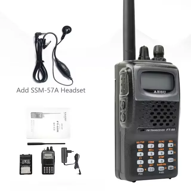 yaesu FT-60R ft60 ft65r mh36 dtmf mic radios 144/430 MHz dual band HTs handheld fm transceiver manuals ham radio walkie talkie