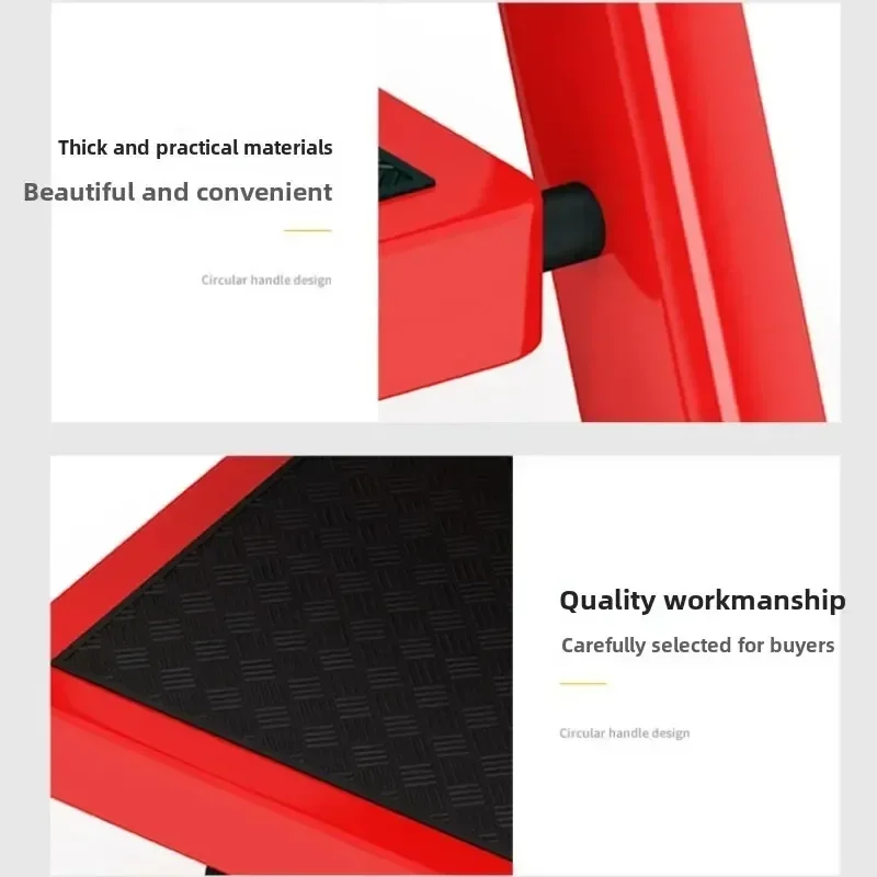 Minimalist Home Ladder Stool Folding Zigzag Ladder Anti Slip Pedal Ladder Indoor And Outdoor Multifunctional Portable Ladder image 6