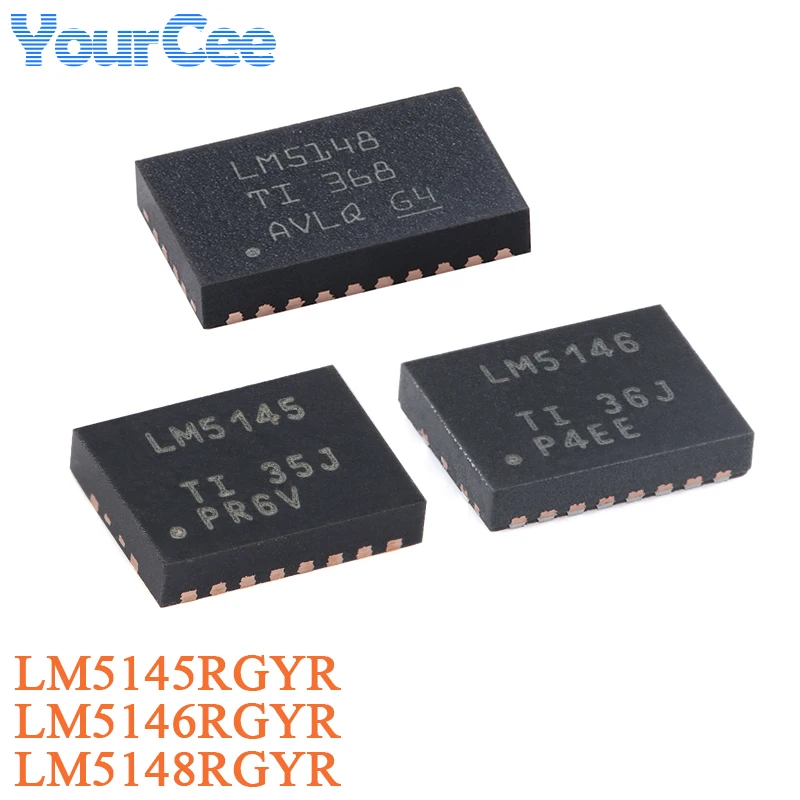 LM5145RGYR LM5146RGYR VQFN-20 LM5148RGYR VQFN-24 LM5148 LM5145 LM5146 Synchronous Buck Step-Down Controller Chip