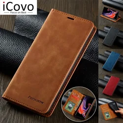 Ultra Slim Leather Case for Samsung A71 A51 A72 A52s A12 A21s S10e Note 20 S21 Ultra S20 FE S10 Plus Flip Cover A70 A50 S9 S8 S7