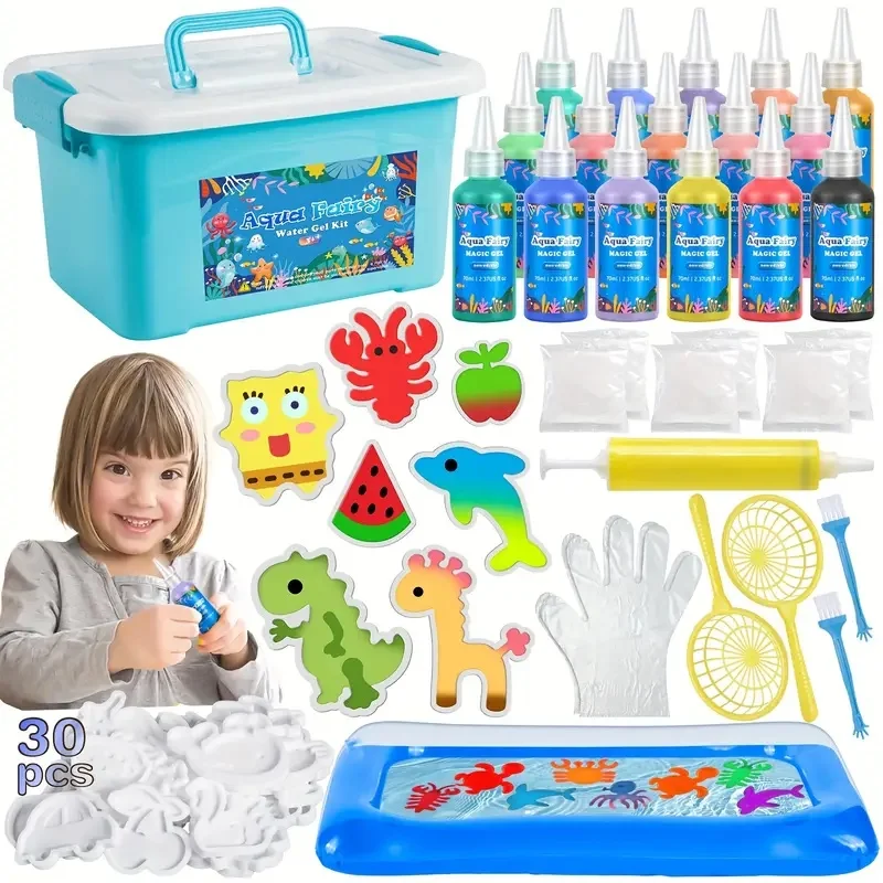 

Набор игрушек Magic Water Elf, набор водных гелей Aqua Fairy с волшебными гелями, формы для морских существ, рождественские подарки, подарки на день рождения, вечерние сувениры