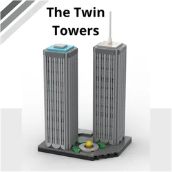 MOC-144519 The Twin Towers by dutch builds 834pcs building block set model for kids gift