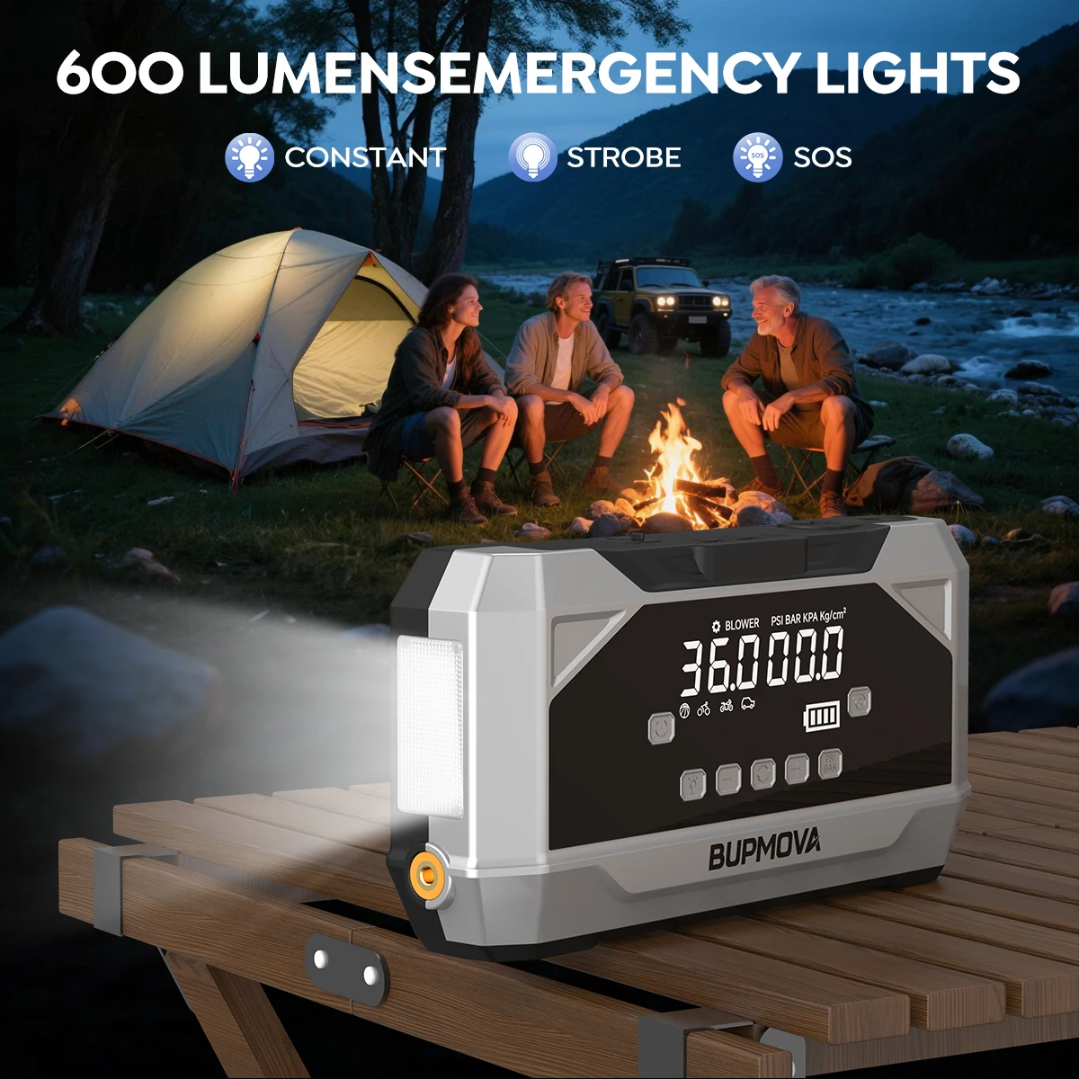 1000A/1500A PEAK Starthilfegerät für Autos, 12V Autobatterie-Ladegerät, tragbare Powerbank, leistungsstarker Auto-Booster – Detail 2