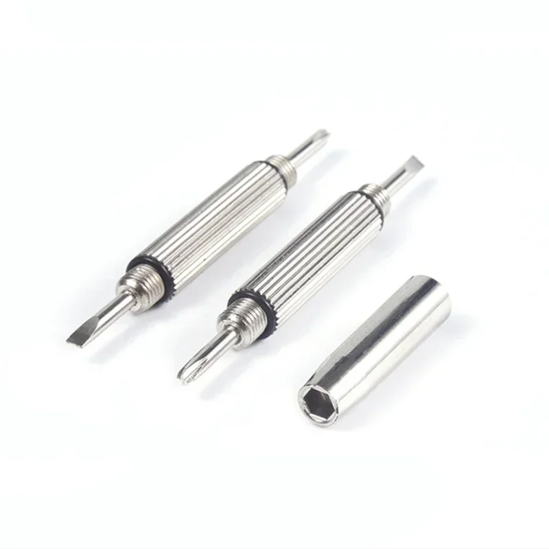 Eyeglass Screwdriver Portable Stainless Steel Keychain Screwdriver Eyeglass Sunglasses Watch Screwdriver 3 In 1 Repair Kit Tools