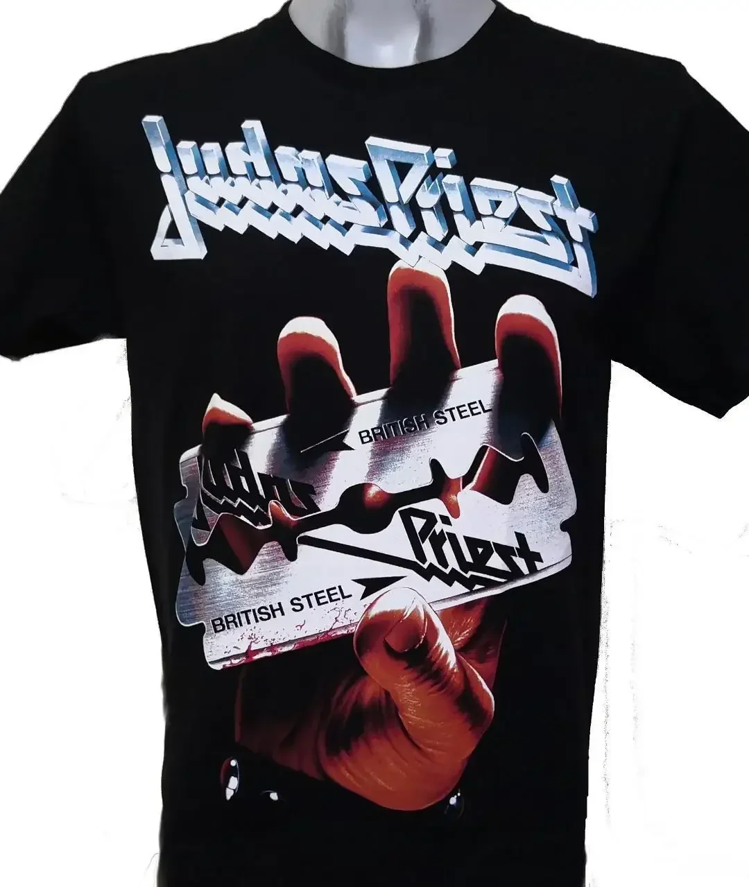 JUDAS PRIEST - British Steel - T SHIRT S-M-L-XL-2XL Brand New T Shirt Official