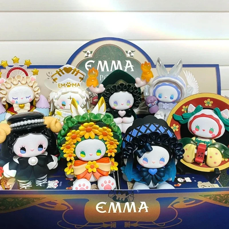 EMMA الشعر سلسلة 6 صندوق أعمى الفينيل صندوق غامض اللعب دمية لطيف مفاجأة هدية أنيمي الشكل سطح المكتب الحلي الهدايا جمع #3