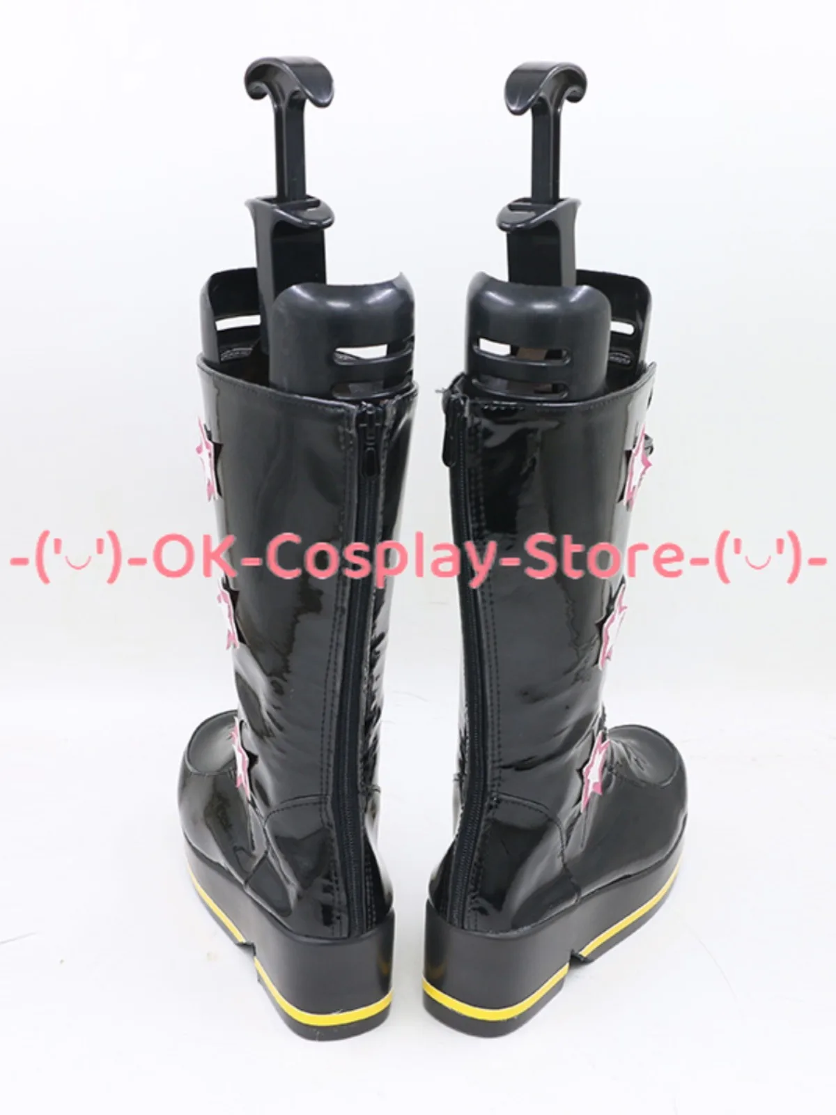 Rin Cosplay Shoes Halloween Carnival Boots Cosplay Prop Anime PU Leather Shoes Custom Made