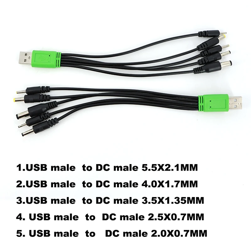 20Cm Usb Male To 5 …