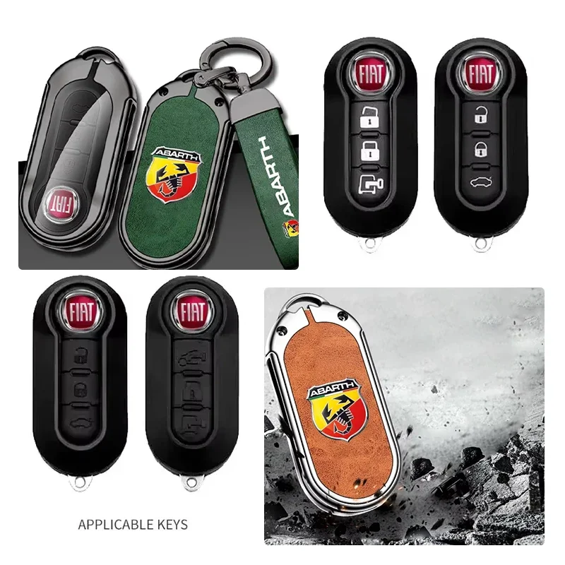 Carro fia remoto chave caso capa keyless proteção saco chave escudo fiat abarth toro tipo stilo doblo 500x punto argo acessórios