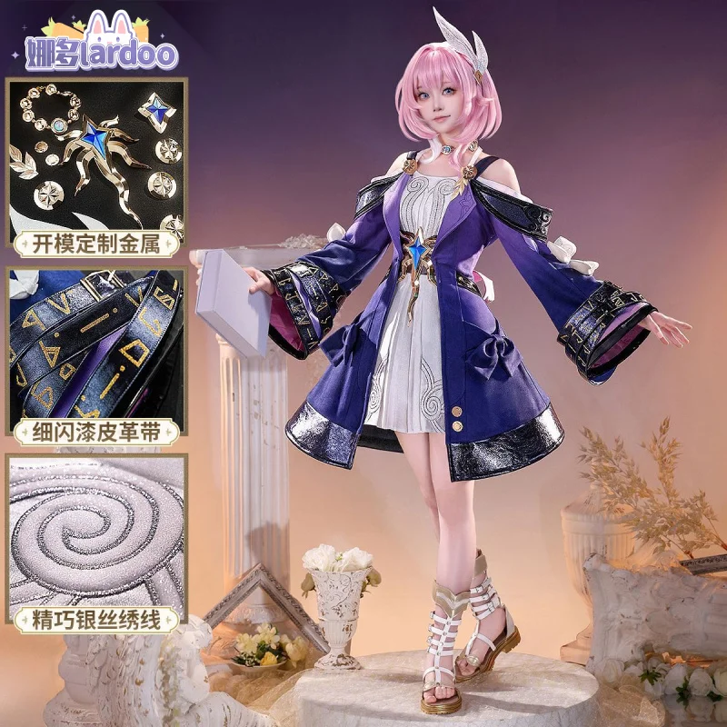 2025 Honkai: disfraz de Star Rail Cyrene, uniforme, fiesta de Carnaval de Halloween, ropa de juego de rol de Navidad para mujer