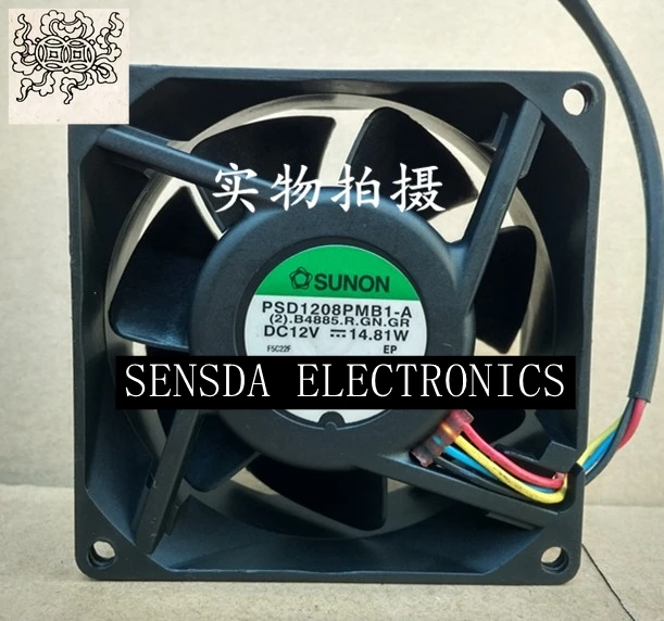 

Ltsf For Original Para Sunon PSD1208PMB1-A 8CM Ventilador De Refrigeración 12V Ventilador De Flujo De Aire Ventilador De Refrige