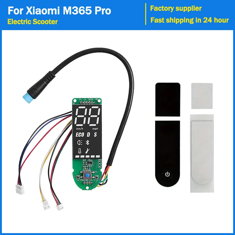 Affichage du tableau de bord de la trottinette électrique pour Xiaomi M365 1S Pro Kickscooter, carte de circuit d'affichage, pièces de rechange