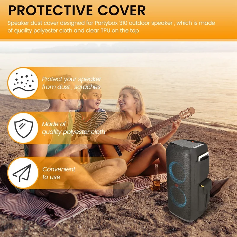 Dust Protection Case For JBL Partybox 310 Speaker Carrying Cover Large Capacity Storage Bag Travel Protect Carrying Case