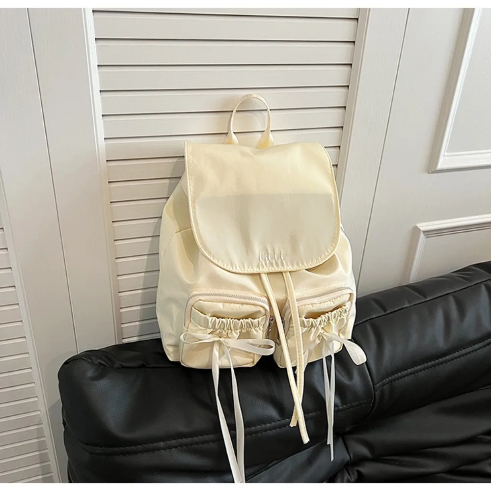 pequenas-mochilas-de-nylon-para-mulheres-mochila-de-cor-solida-mochilas-universitarias-mochilas-simples-de-viagem-moda-coreana-y2k-2024
