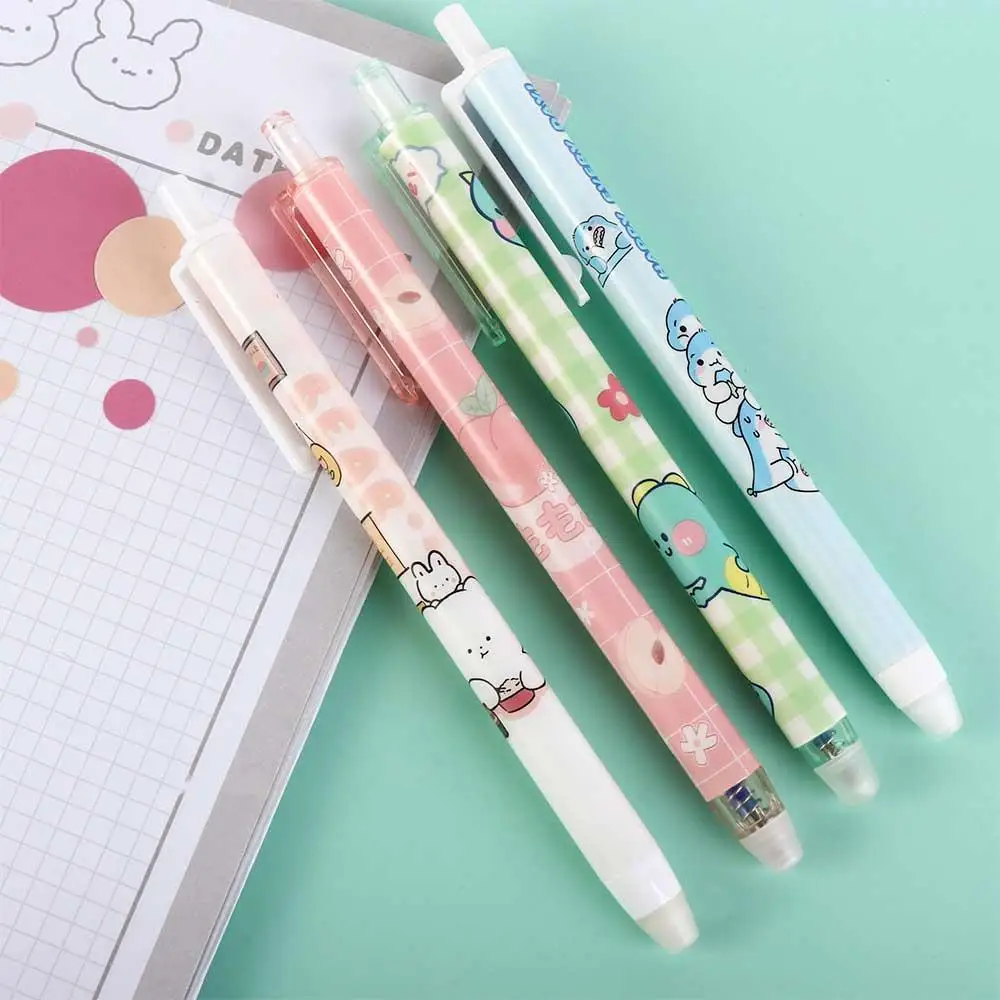 School Supplies Kawaii Washable Handle for Kids 0.5mm Cartoons Student Pen Gel Pens Erasable Pen Press Pen