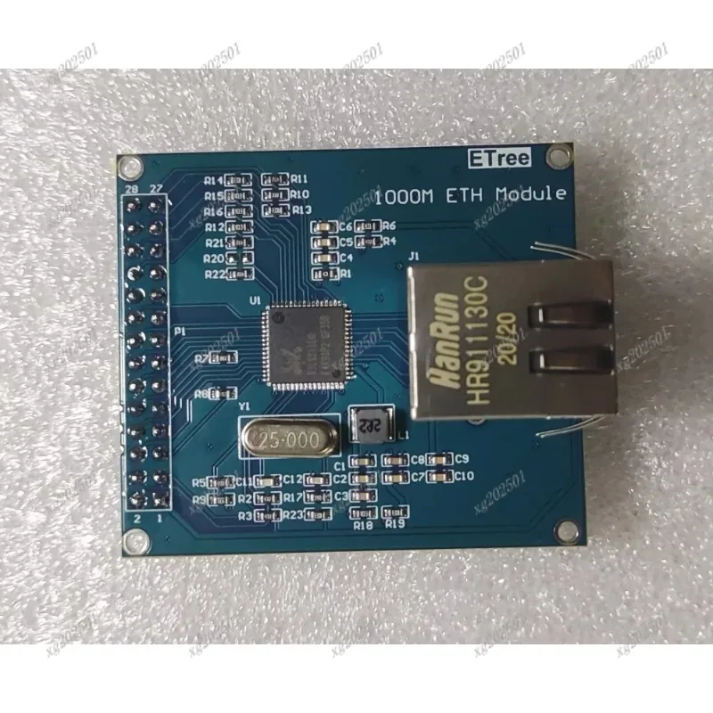 

Модуль Gigabit Ethernet RTL8211EG — совместим с компонентом сетевого расширения платы разработки FPGA