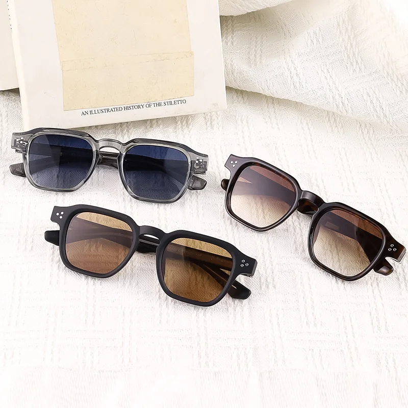 1/2/3 Pcs Großhandel Neue Mode Sonnenbrillen Männer Klassische Quadratische Sonnenbrille Party Im Freien Urlaub Reise Brillen – Detail 4